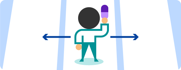 Move the doctor to left and to right.